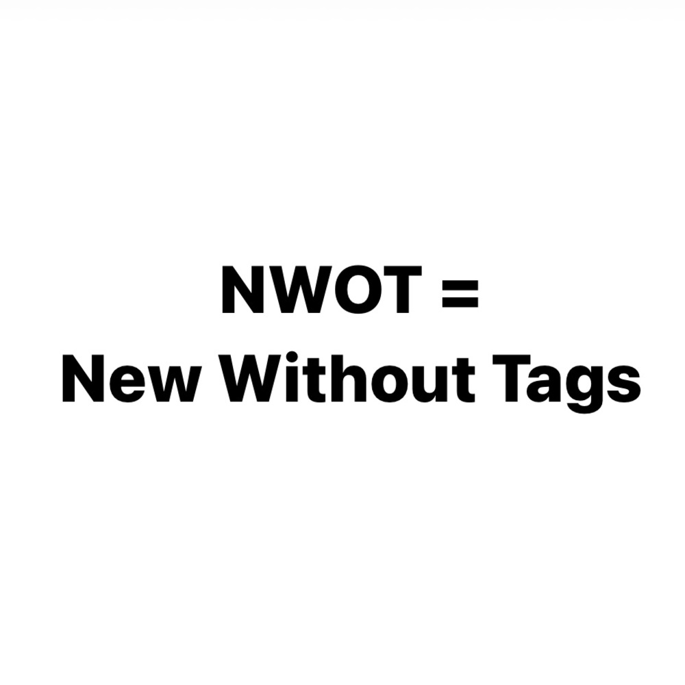 NWOT. Never worn. Brand new.